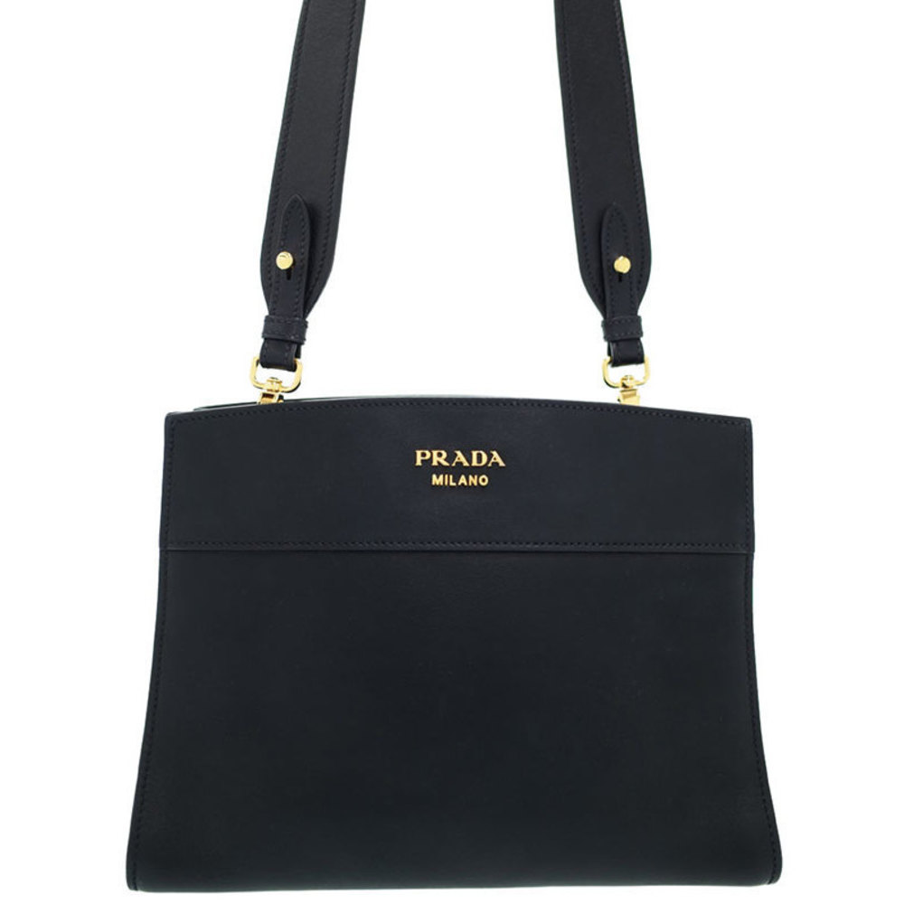 Prada Bibliotheque Bag Shoulder Bag Black